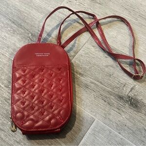 Forever Young Cherry Red Crossbody Bag